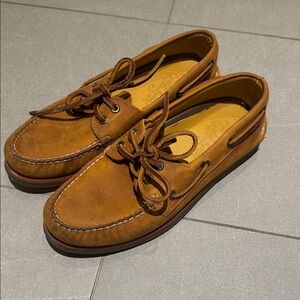 Sperry Gold Cup Tan Leather Boat Shoes